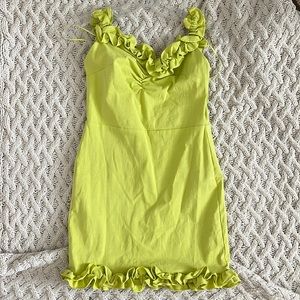 Lime Secrecy Dress